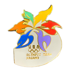 Team Custom USA 2022 Winter Olympics The Great Wall Pin