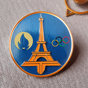 Tin Tin Tin Tin Tinjauan Kustom Keselamatan Maskot Olimpik Enamel Bross Lapel Pin Sports