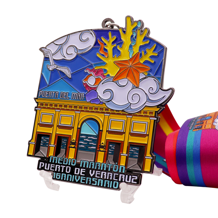 Pingat karnival tersuai dengan pengisian enamel lembut