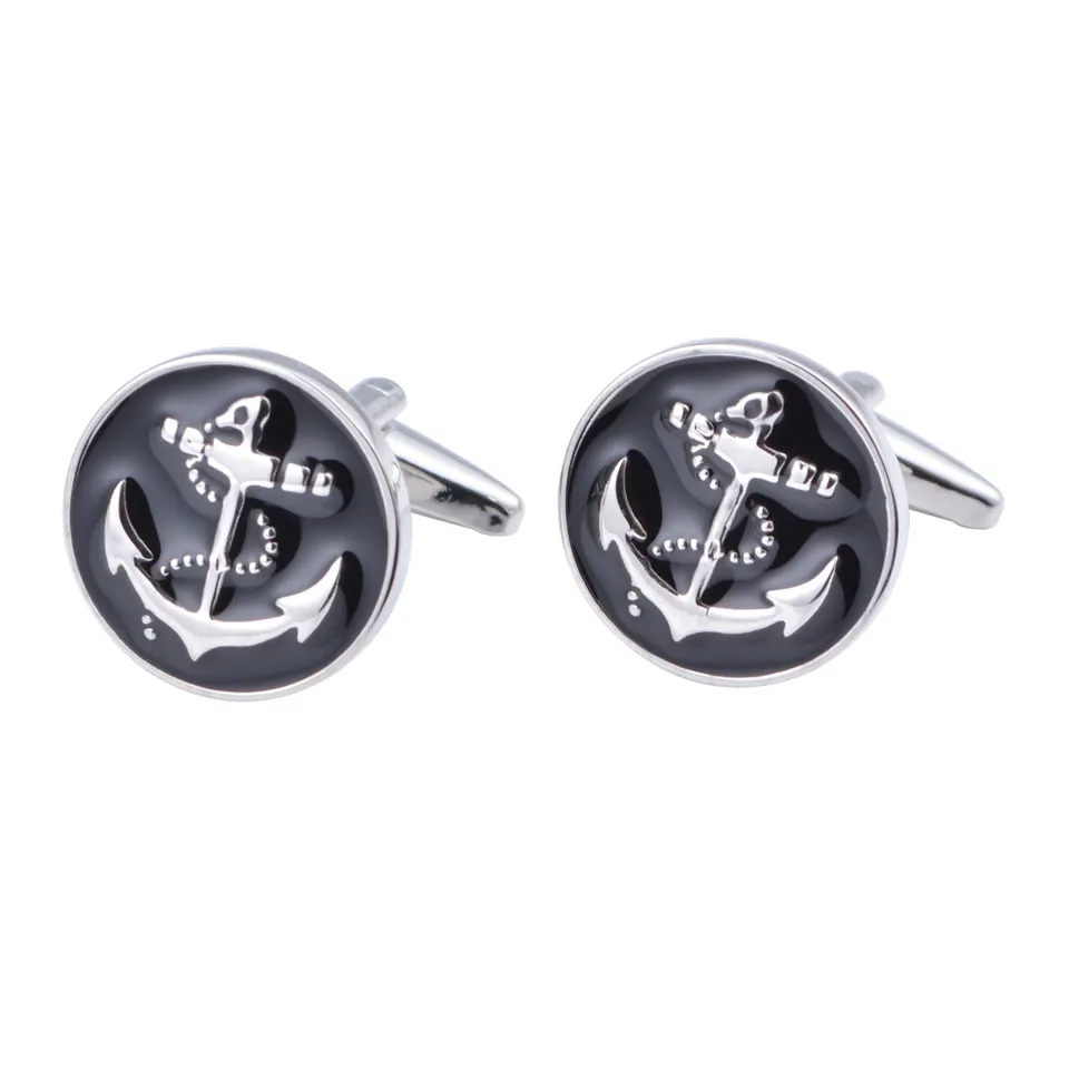Hadiah Simple Metal Engraved Tie Cufflink