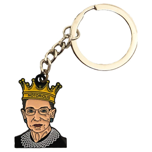 Custom Ruth Bader Ginsburg พวงกุญแจ Notorious RBG Keychain