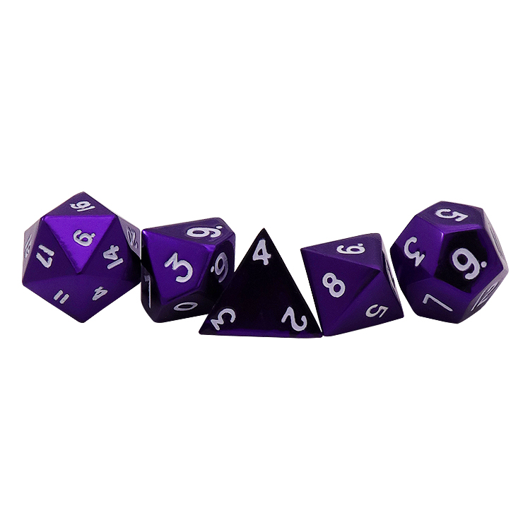 Pesta besar aluminium d & d meja permainan dadu