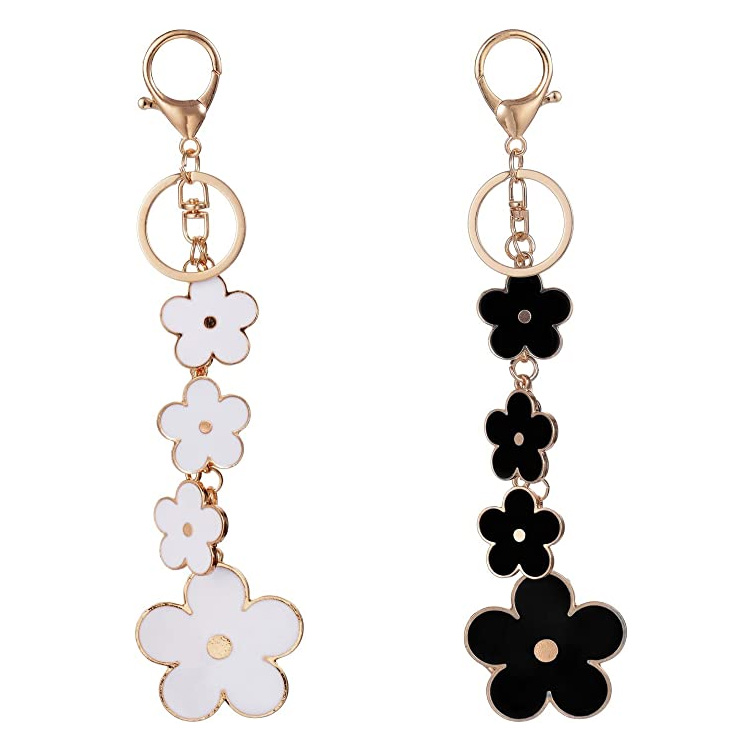 Beg Bunga Wanita Customs Enameled Keychain Purse Accessories