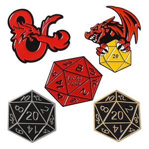 Custom DND Player DM HUMNE ​​ENAMEL PINS OEM