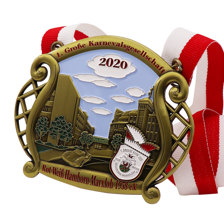 Pingat karnival tersuai dengan pengisian enamel lembut