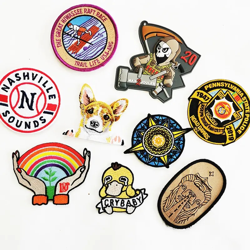 Decoratieve stoffen cartoon borduurwerkpatch