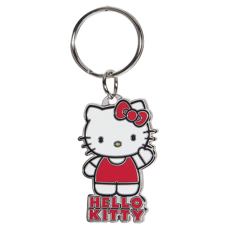 Hustom ສະບາຍດີ Kitty Head ຫົວຫນ້າ Pewter Key Pewter Key Pewter Key KeyChain