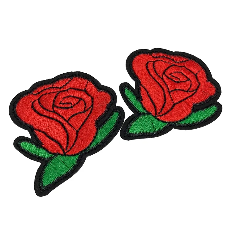 Milieuvriendelijke bloemen borduurwerkpleister voor vóór de vlucht